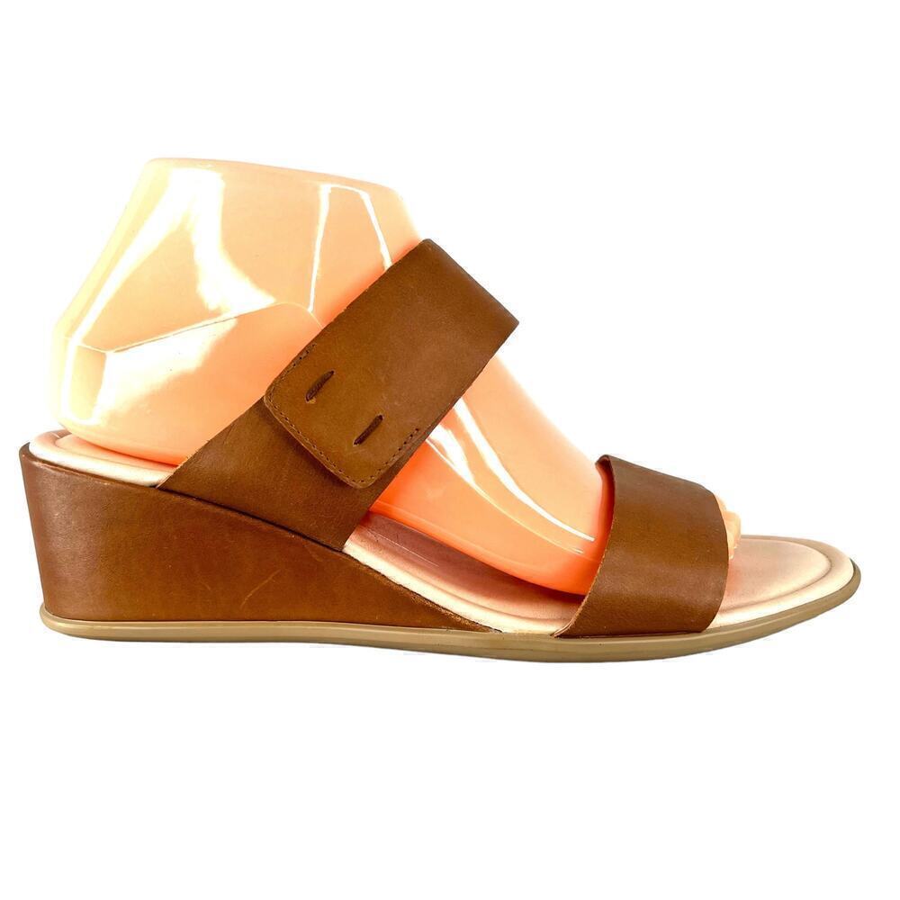 ECCO Shape 35 Wedge Sandal in Camel or Tan Brown Women's Size 8